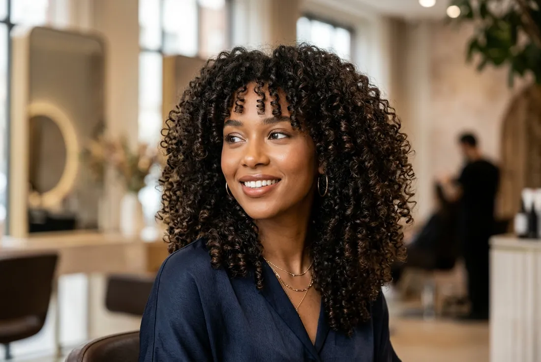 recent look, defined curls, hydrated definition spray